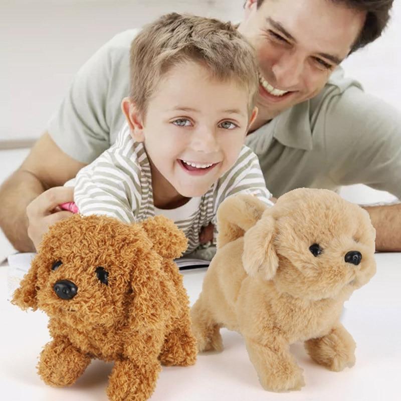 Buy 18CM Interactive Plush Puppy Electronic Toys Cute Robot Dog Funny