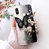 Transparent For Xiaomi Mi 8 Case Cover Luxury Fashion Butterfly Funny Cute Painted Casing M1803E1A