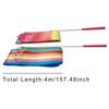 1PC 4 Meter Ribbon High Quality Colorful Gymnastics Rhythmic Streamers Dance Ribbons Sport Performance Prop Party Decoration ZYF