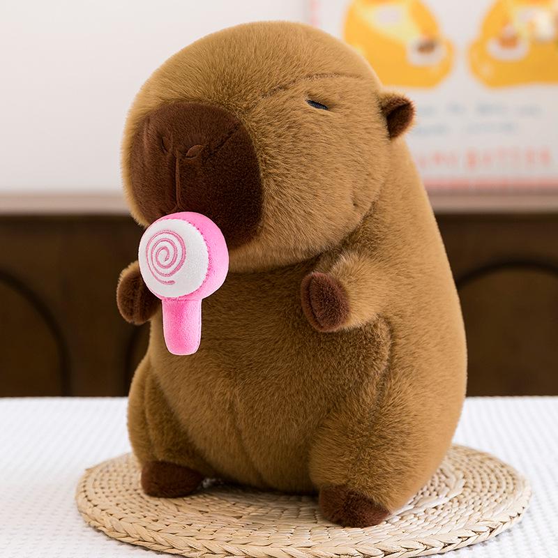 Capybara Plush Pillow Doll - Cute Large Stuffed Toy for Children