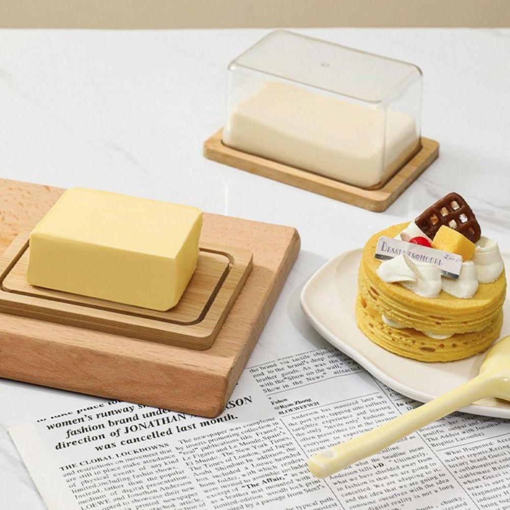 Rectangular Countertop Butter Dish Nordic Style Butter Container Butter Storage Box Snack