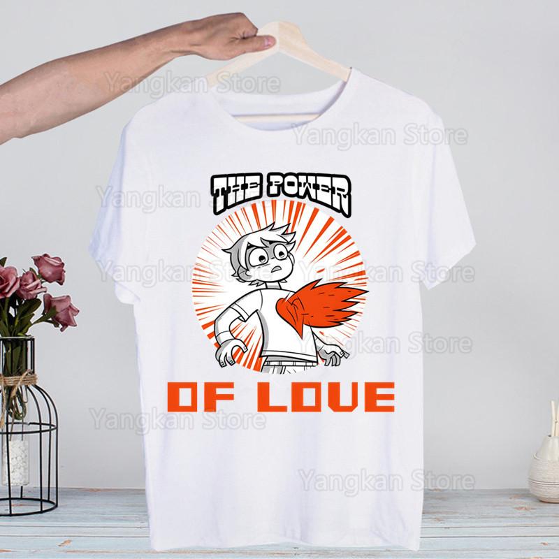 Scott Pilgrim Printing Street Style Casual Short Sleeve Men T Shirt O-neck Tshirt Male T-shirt