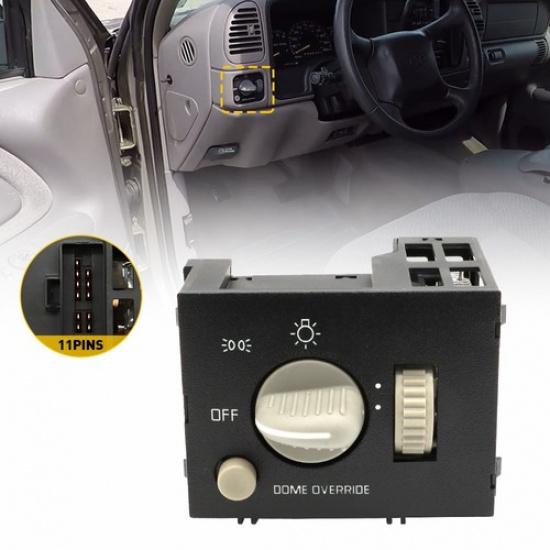 Mounted Dash Headlight Headlamp Parking Light Switch Fit Chevy Chevrolet GMC EKK