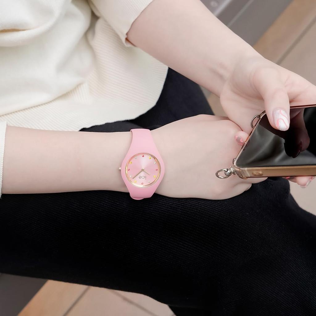 ICE WATCH Watch ICE Cosmos Quartz Pink 37mm Silicone Rubber Belt 022359 Regular Imported Product (Small Plus) Women's