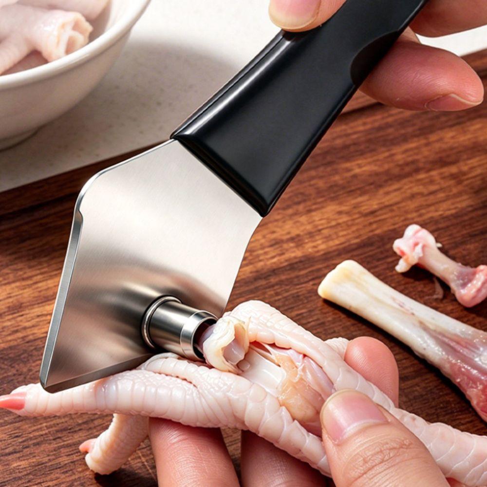 Stainless Steel Chicken Foot Deboning Cutter Efficient Chicken Claw Bone Removal Tool Factory