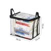 1/2Pcs Large Capacity Foldable Transparent Waterproof Storage Box for Student Dormitory Classroom Home Book Organizing