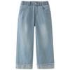 DAVE&BELLA Girls' Thin Straight-Leg Denim Jeans