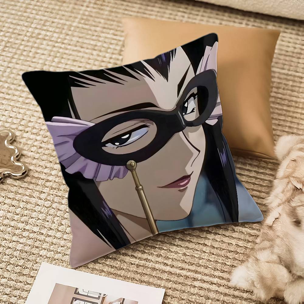 C-Cowboy Bebop Наволочка Защита от пылевых клещей Невидимая молния Диван-кровать 12x12Inch