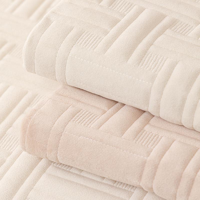 Cream Wind Sofa Cushion, Light Luxury In Autumn And Winter, High-End Non-Slip Sofa Cover, New Leather Sofa Special Seat Cushion