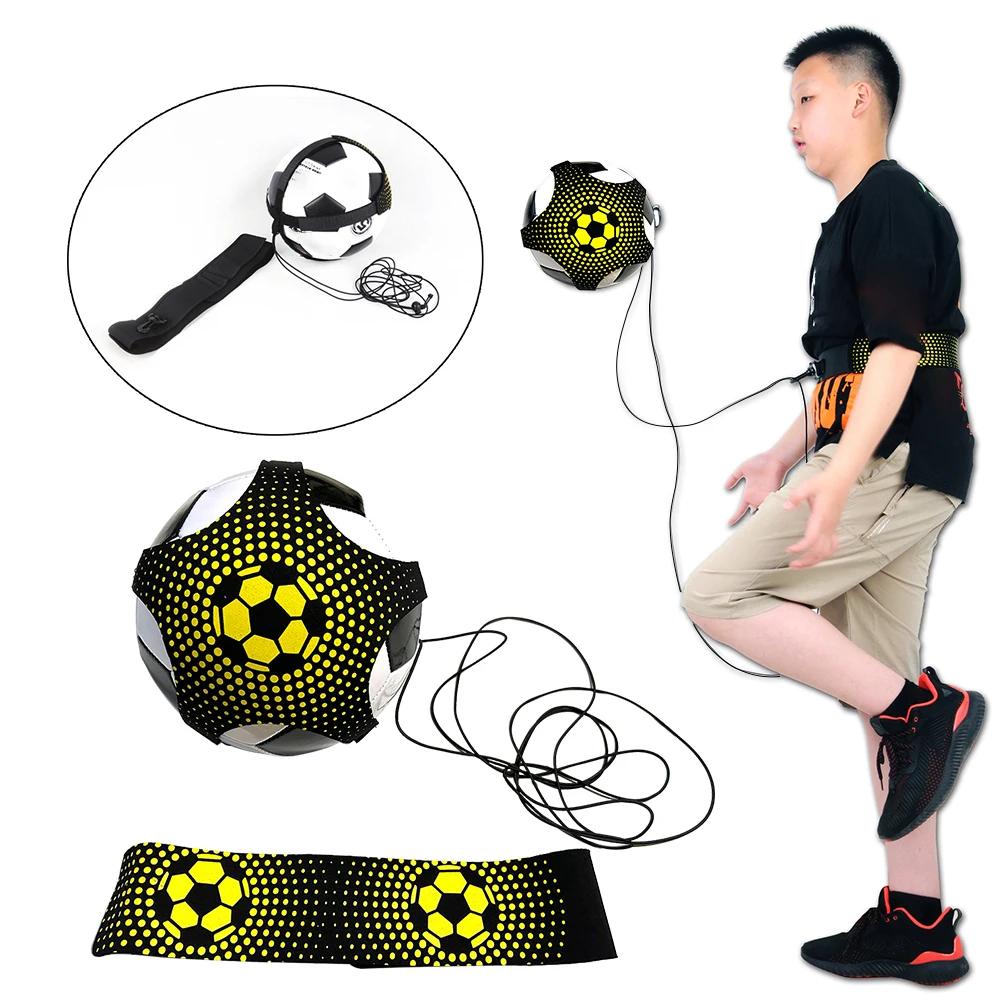Football Kick Trainer Adjustable Football Kick Throw Trainer Wear Resistant Solo Practice Training Belt for Adults and Children