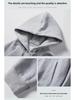 Unisex Oversized Solid Color Hooded Sweatshirt - Long Sleeve Pullover with Pocket