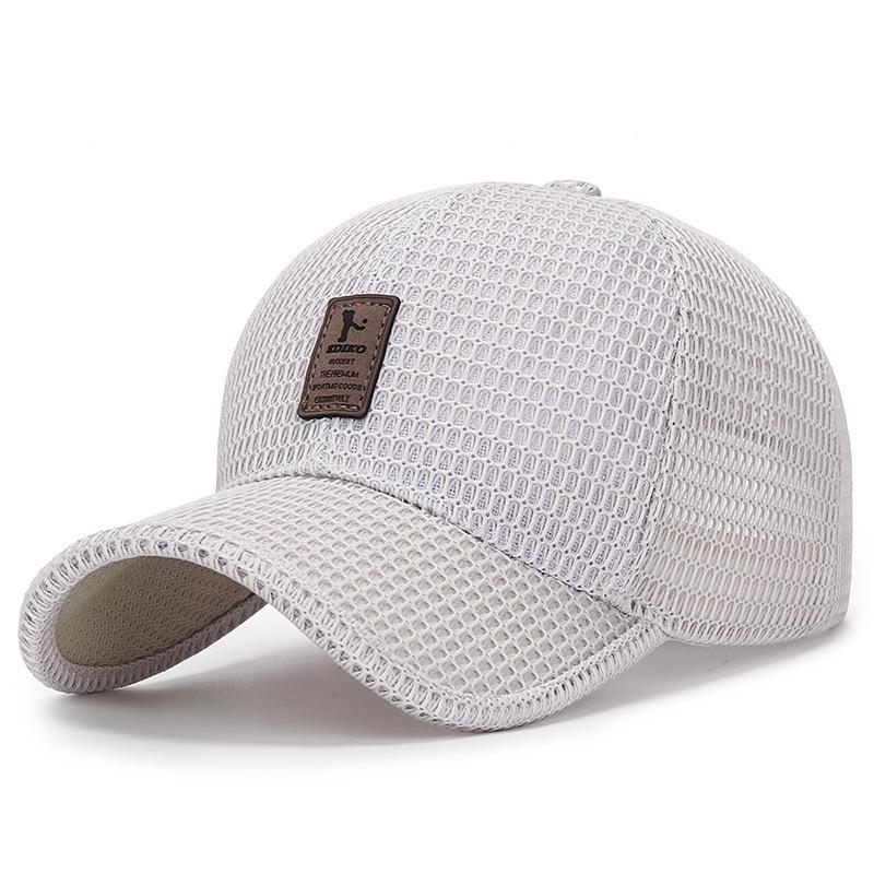 Manufacturer summer Korean version tide casual mesh baseball cap men and women with the same sun protection visor fishing cap