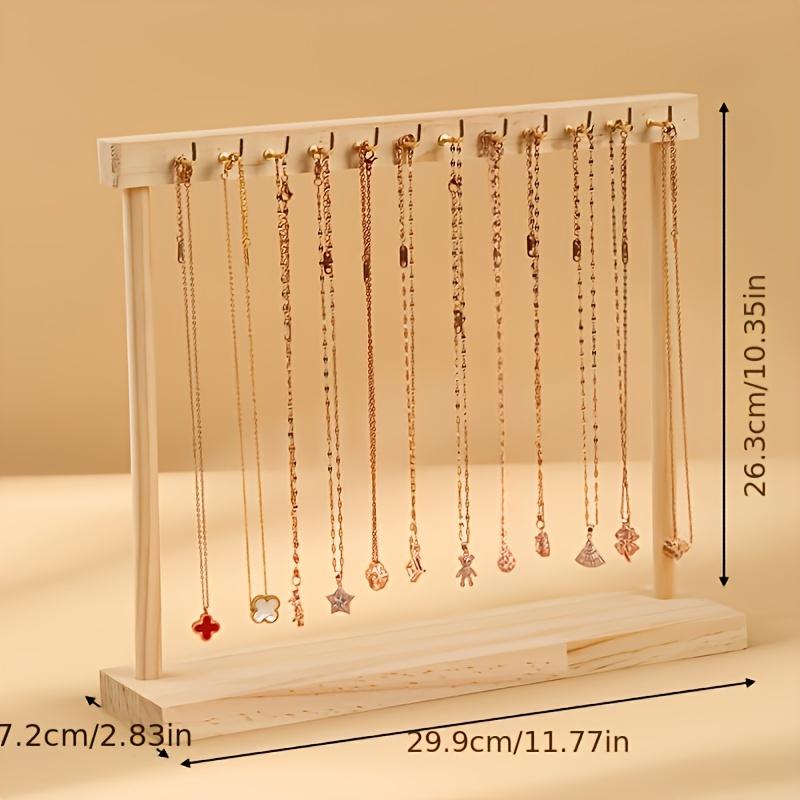 

1 шт. Большая красивая и практичная стойка для демонстрации подвесок, органайзер для стойки ожерелий, стойка для демонстрации ювелирных изделий, стойка для демонстрации ожерелий для домашней комнаты Large size