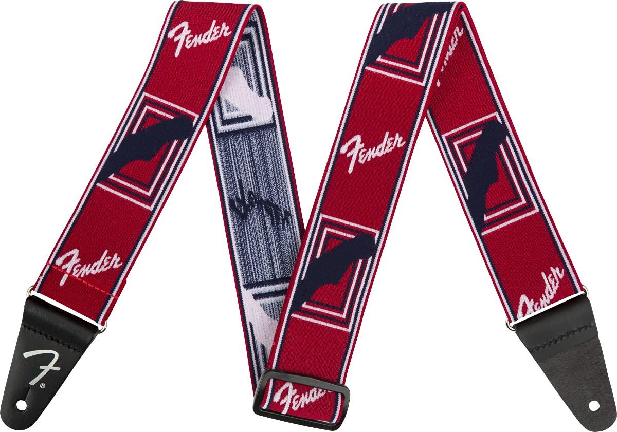 

Fender Mono Weighless™ 2 Strap, Red/White/Blue
