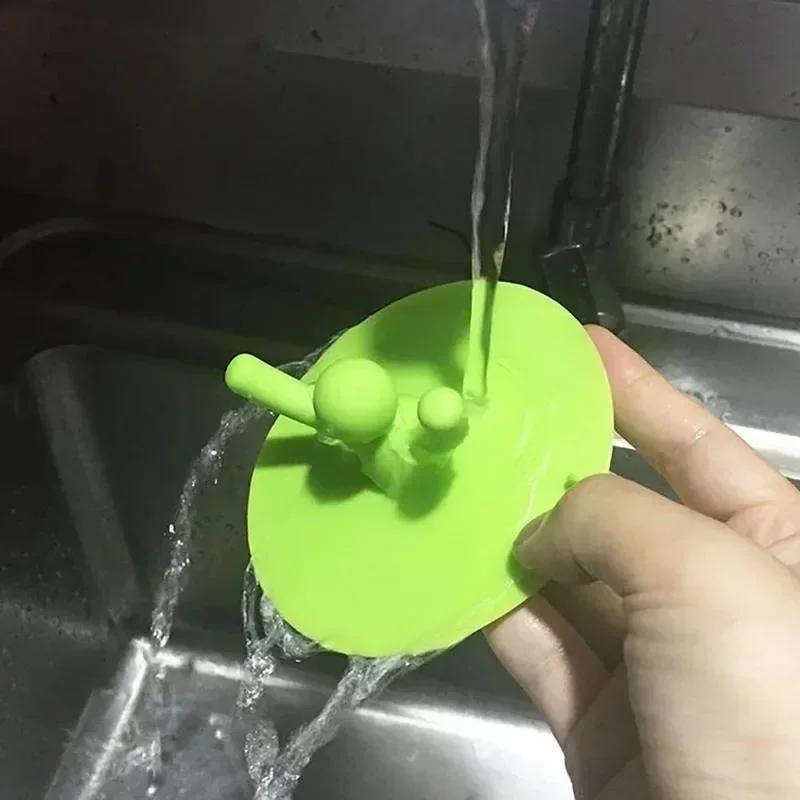 

3 цвета силиконовый слив для пола ванной портативный стопор для слива кухонной раковины кухонный инструмент аксессуар для дома ванной комнаты уловитель волос зелёный