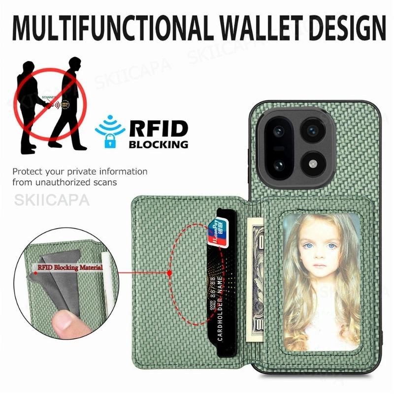 Etui do Oneplus 15 Portfel Uchwyt na Karty Skórzane Pokrowiec na Telefon do Oneplus 15R Ace6 Etui z Klapką Magnetyczny Stojak Torba Etui