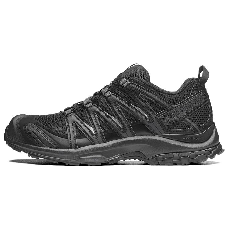 Salomon Xa Pro 3D La Yaute Comfortable Fabric Shock Absorption Non-Slip Breathable Low-Top Trail Running Shoes Unisex sneaker Black 416174