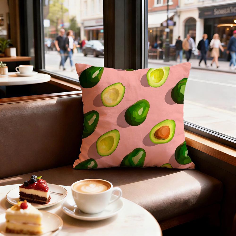 print pattern Avocado print Cushion Cover Decorative Cushion Cushions Covers Cover Sofa 50x50 Pillow 4 Piece 45x45 40x40