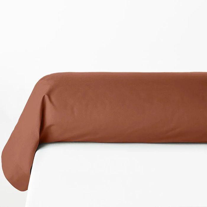 Taie de traversin - Horizon - 85 x 185 cm - 100% coton - Couleur Terracotta