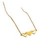 Titanium Steel Heart-To-Heart Love Minimalist Furnace Real Gold Necklace Female Collarbone Chain Accessories