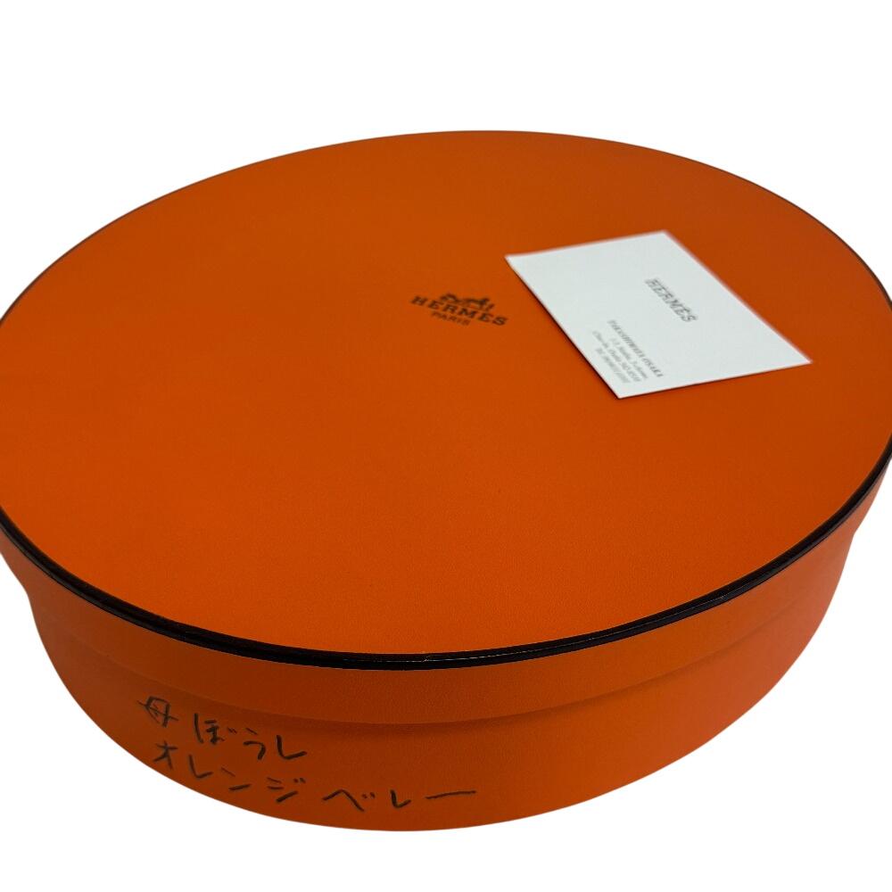 Hermes Bucket Hat Hat Wool Hat Brown Wool Used