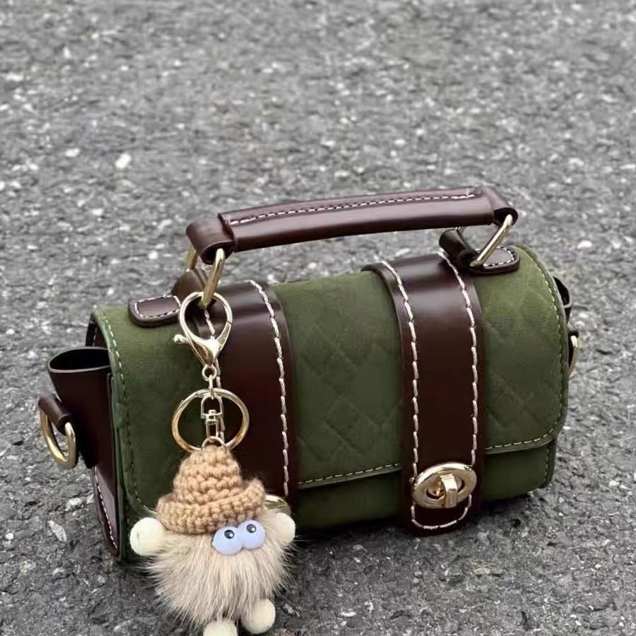 Autumn/Winter 2025 Velvet Mini Crossbody Bag - Cute, Versatile Handheld Design