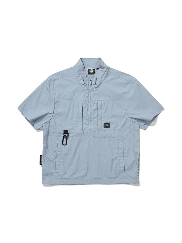 Bbc Earth Utility Pocket Short Sleeve Anorak_Blue