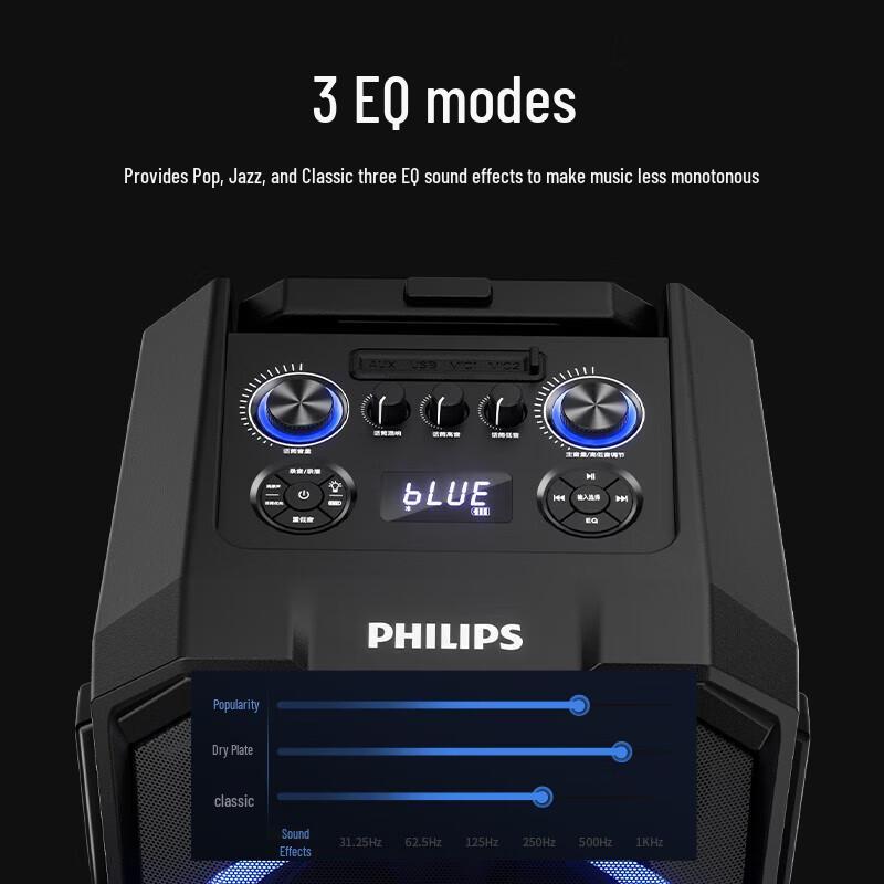Philips SD617 Portable Karaoke & Guitar Speaker