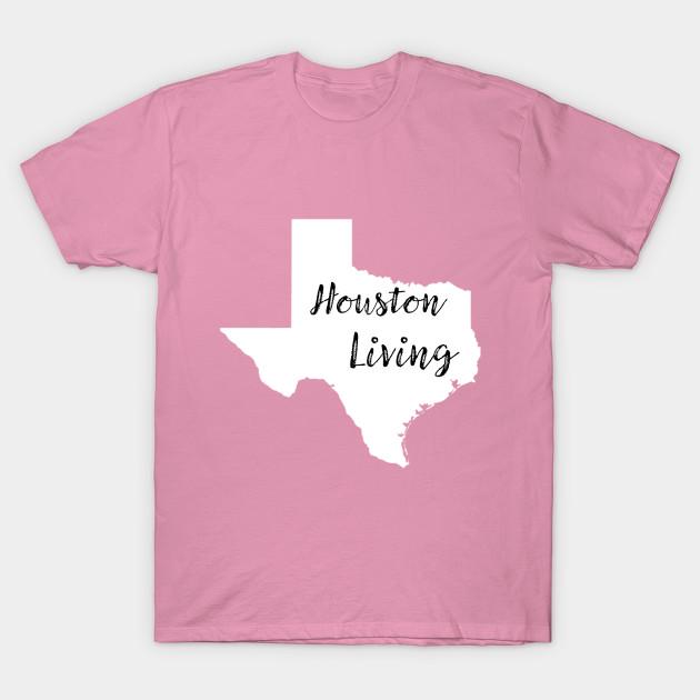T Shirt Women Houston Living Harajuku Print Kawaii Tshirt Summer Short Sleeve Female T-Shirt Top Tee
