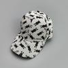 Cartoon Cute Printed Rabbit Letter Baseball Cap Men'S And Women'S Sunshade British Retro Cap