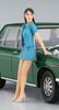 Hasegawa Datsun Bluebird 1600SSS Girls Figure Plastic Model SP477 1/24 W/60s