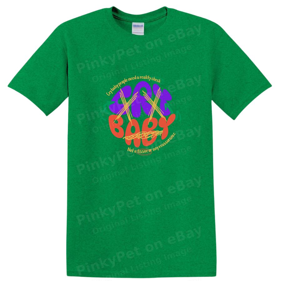 Cry Baby Funny Graphic T Shirt Cute Vintage Floral Tee for Kids and Adults