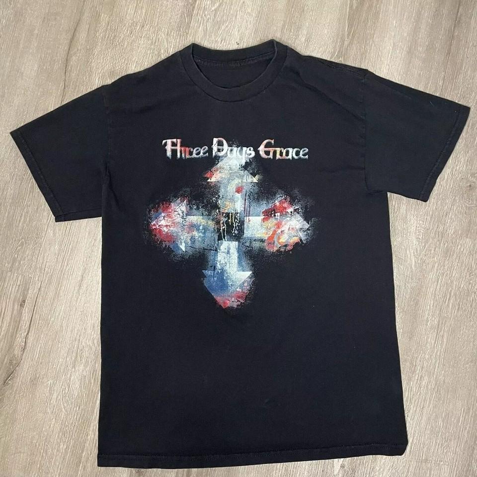 Three Days Grace Concert Tour Black TShirt Cotton All Size K484 XXXXL