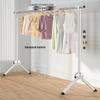 Miflame Foldable Single-Pole Drying Rack