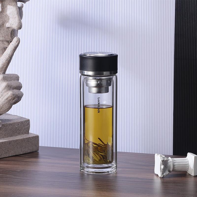 LocknLock 320ML Business Double-Layer Glass Mug