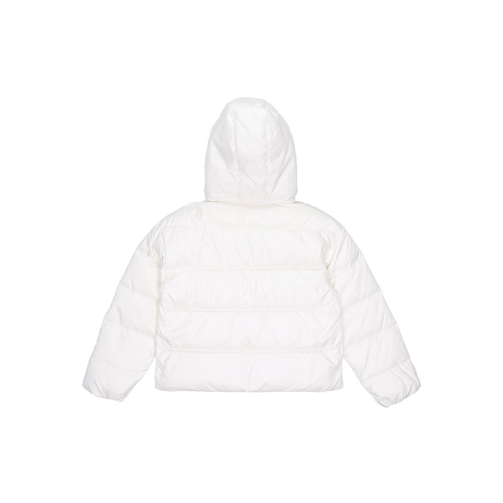 (WMNS) Converse Short Down Textile Jacket Asia Sizing 'White' Women's 10021998-A02