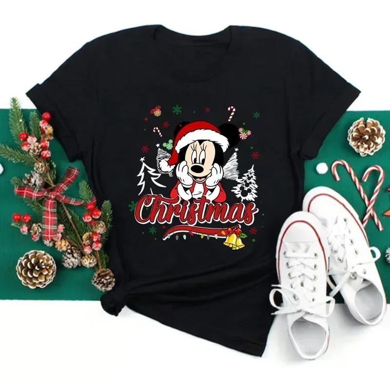 Trendy Casual Christmas Pattern Unisexs Tshirt Unisexs Short Sleeve Kawaii Y2K 90 S Santa Claus Tshirt Unisexs Harajuku