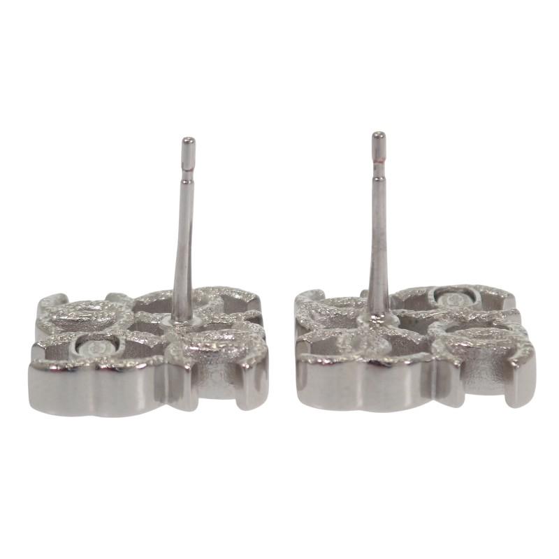 CHANEL Pierce Silver metal Women