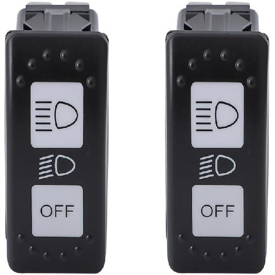 710004492 Headlight Switch for Can-Am Defender HD10 Max HD10 Maverick X3 Turbo Sport Trail ABS Plastic 20 AMP Switch(1pc) 2pcs
