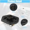 Vehicle HVAC Blower Motor Resistor Single  for Mitsubishi Lancer Black