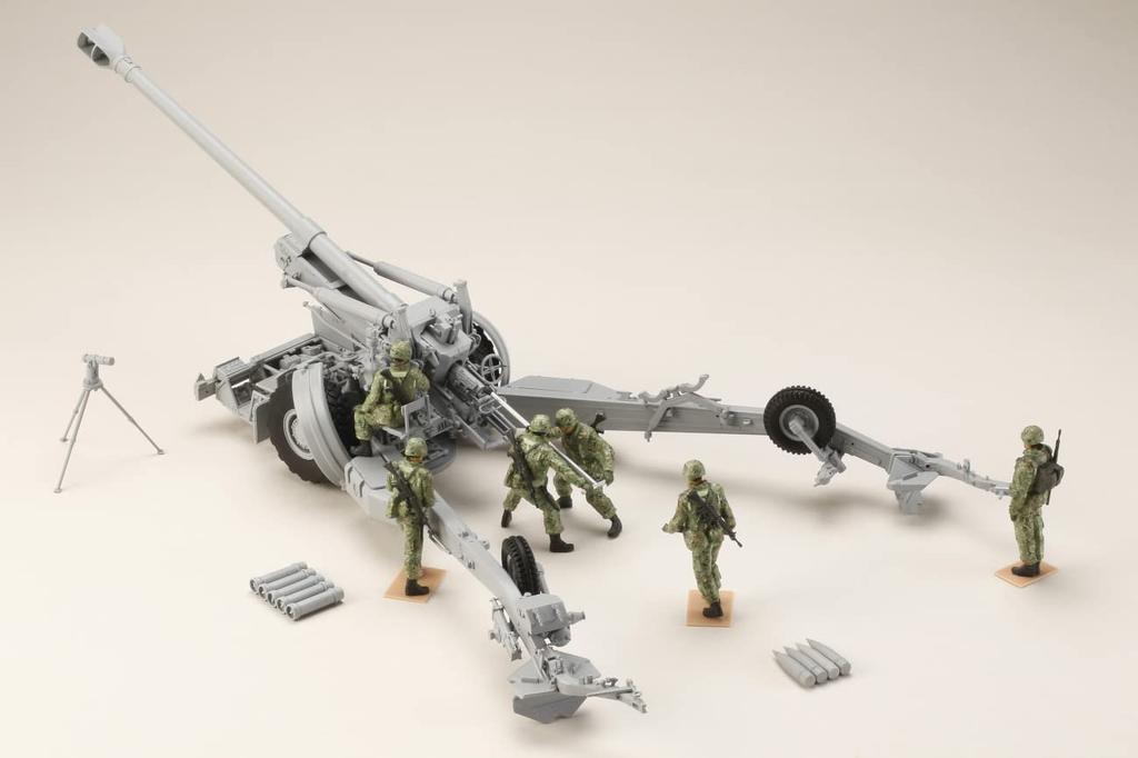 Hobby Japan HJM Military Series Ground Force Field Special Forces Set Plastic Model HJMM002 Molded Color 1/35 No.2 Self-Defense FH-70