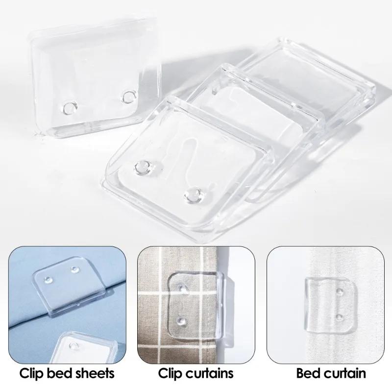 10/2 ks Klipy na sprchový závěs Háček Držák Proti stříkající vodě Vodotěsný Větrovzdorný Klip na sprchový závěs na stranu sprchy Koupelnové doplňky