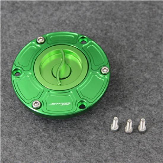 Zlatý CNC motocyklový bezklíčový uzávěr palivové nádrže Kryt víčka palivové nádrže pro Aprilia Shiver 750 All