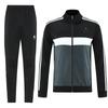 AJ Tracksuit Set Long Zip Football Training Suit No Team Men Women Sportswear