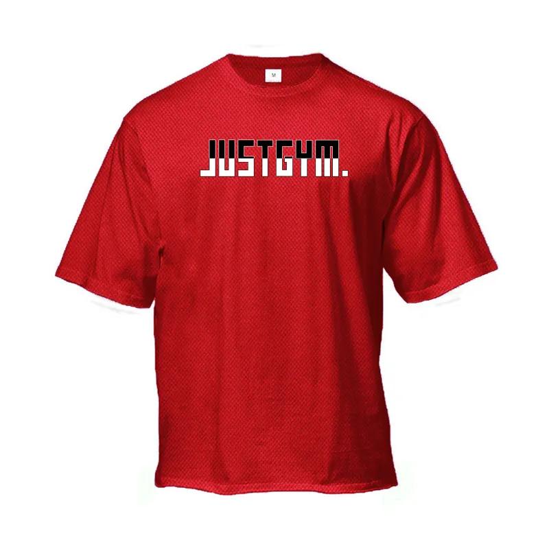 Do The Work  Summer New Arrival Mens Running Basketball Quick-drying Mesh Gym Sports Workout Oversized Short Sleeve T-shirt