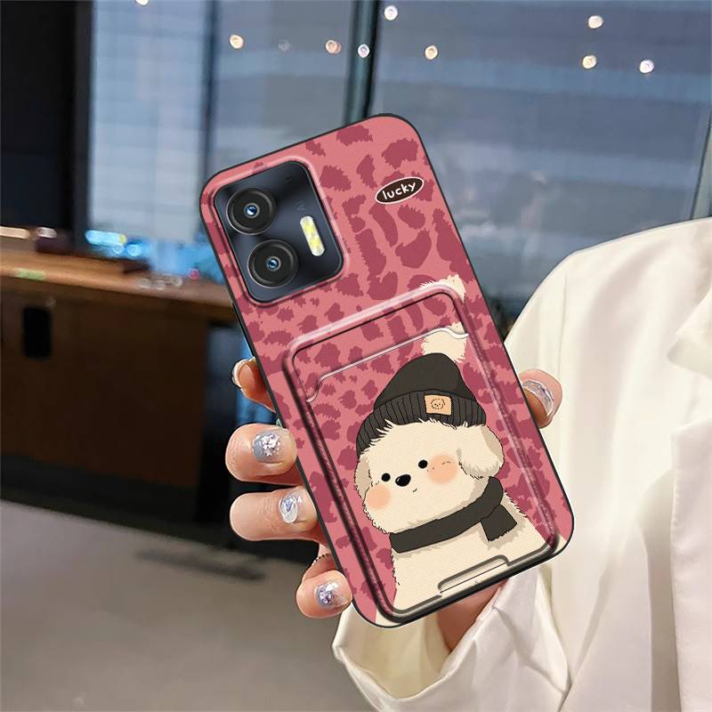 Card slot Anti-dust Phone Case For Oukitel C35/C36 Dirt-resistant TPU Cute Full wrap protective Soft case Shockproof