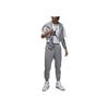 Jordan Mid-Rise Joggers with Solid Color and Drawstring Men Bottoms Gray FQ7762-091
