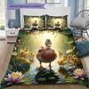 Cartoon Pattern Bedding Quilt Set Quilt Cover Pillowcase Home Decoration Birthday Gift (1 * duvet cover + 2 * pillowcase, without core)
