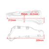 For Vespa GTS GTV 125 250 HPE 300 2019–2025 Motorcycle Oil Pan Aluminum Clear Visible Oils Bottom Potn