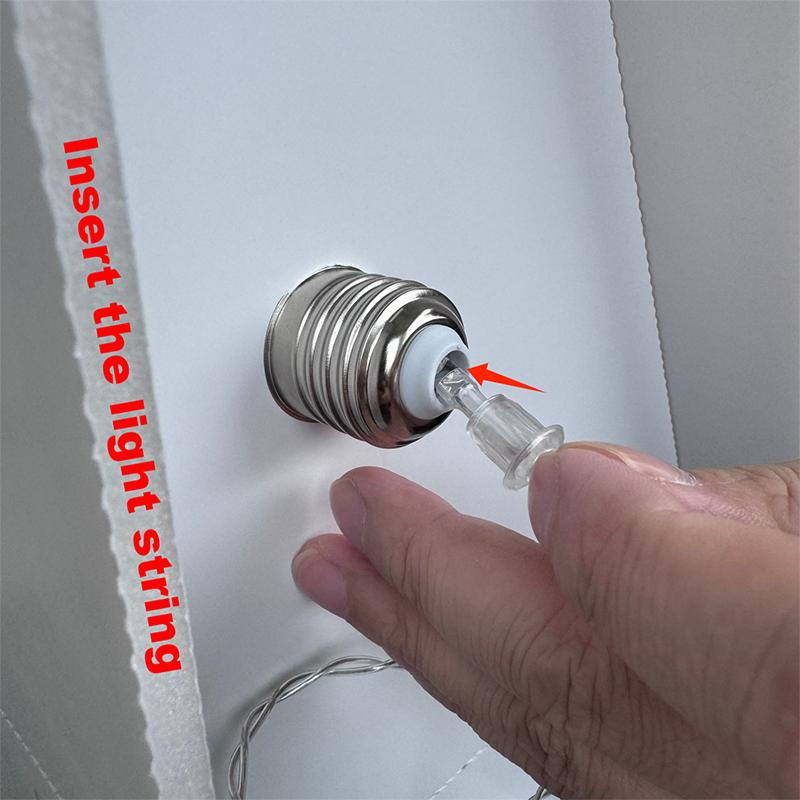 1Pc 64cm DIY Lighting Cross Frame KT Board Birthday Party Decorative for Wedding Party Anniversary Decoration Without Balloons